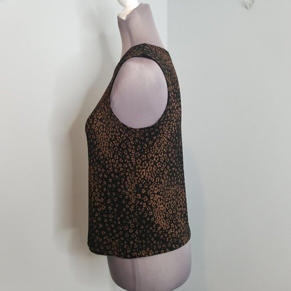 Vikki Vi Animal Print Shell Tank Top MP - Picture 8 of 13